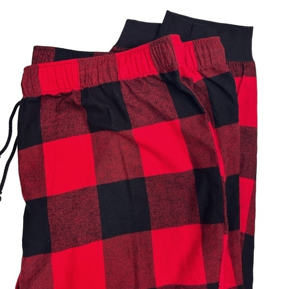 Nordstrom ABOUND Flannel Jogger Pants Buffalo Plaid Fitness Streetwear PJ NWOT - Picture 6 of 11